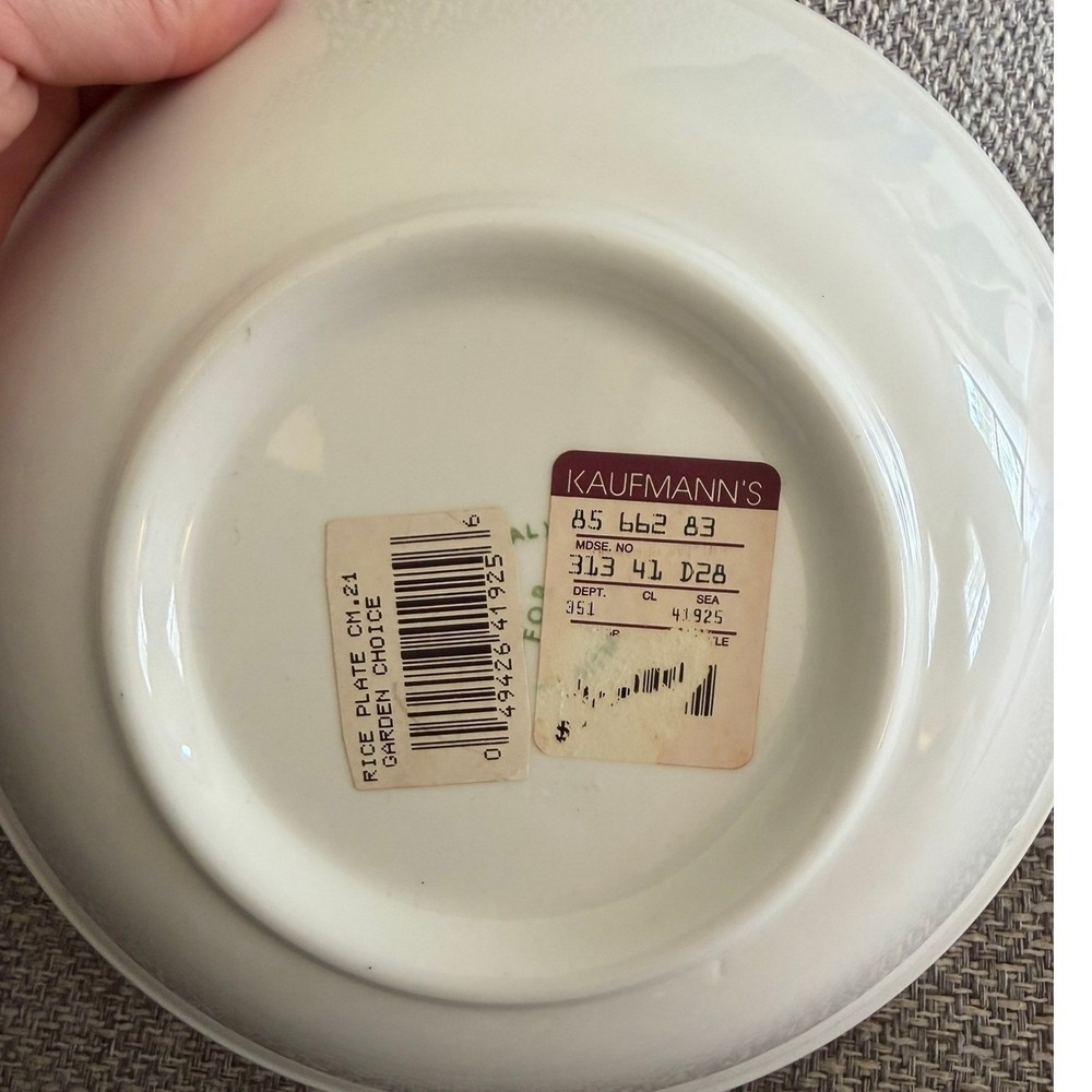 HIMARK New! 8.4" Pasta Bowl Made In Italy Eggplant(Solanum Melongena) - Picture 4 of 4